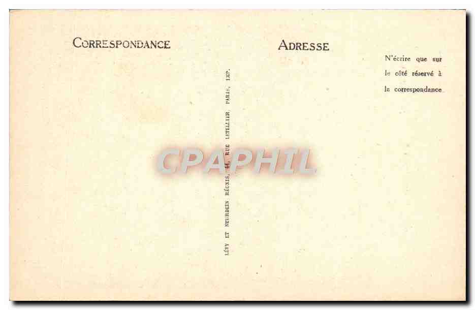 CPA Auxerre La Prefecture Colonnes Romanes — Verso