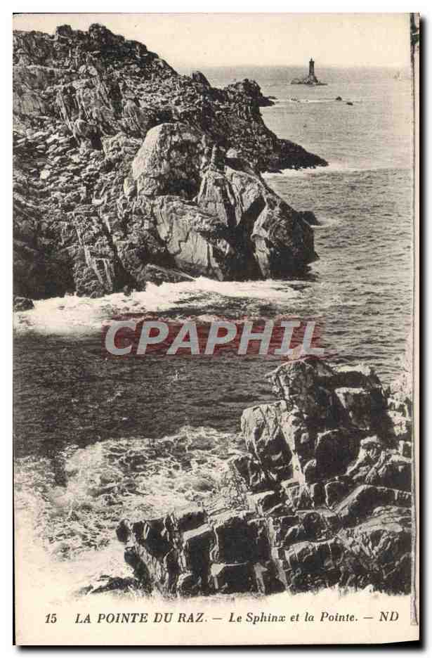 CPA La Pointe Du Raz Le Sphinx Et La Pointe