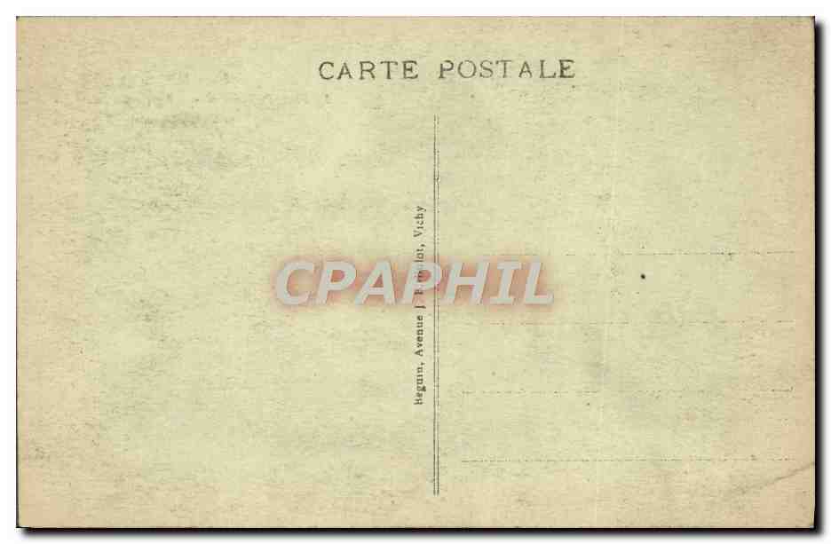 CPA Moulins Le Pont Regemortes L'Eglise Du Sacre Coeur et la cathedrale — Verso