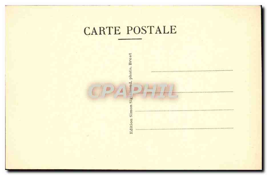 CPA Le Pont De Plougastel — Rückseite