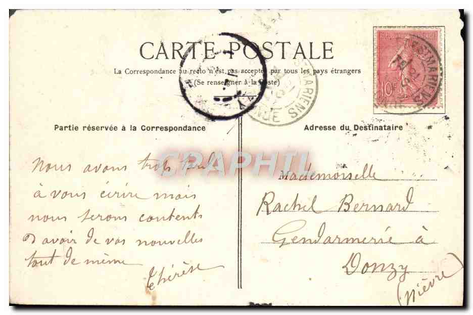Deux femmes en scène — scène de comédie — éditeur non identifié, n° de série non visible — Rückseite