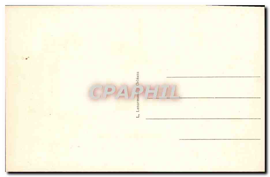CPA Orleans Vue Generale — Verso