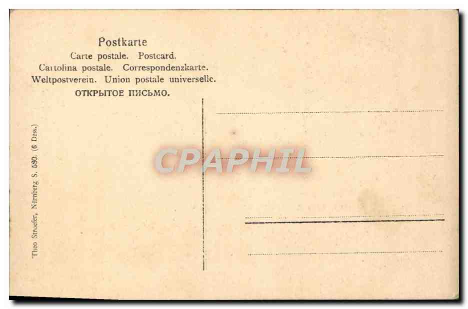 CPA Arbres Paysage — Verso