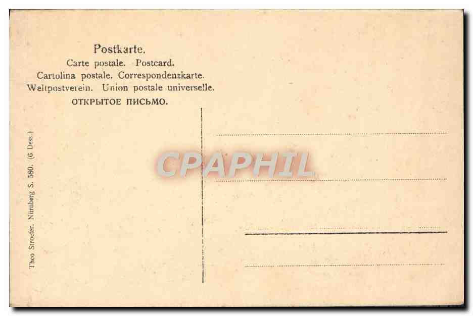 CPA Arbres Paysage — Verso