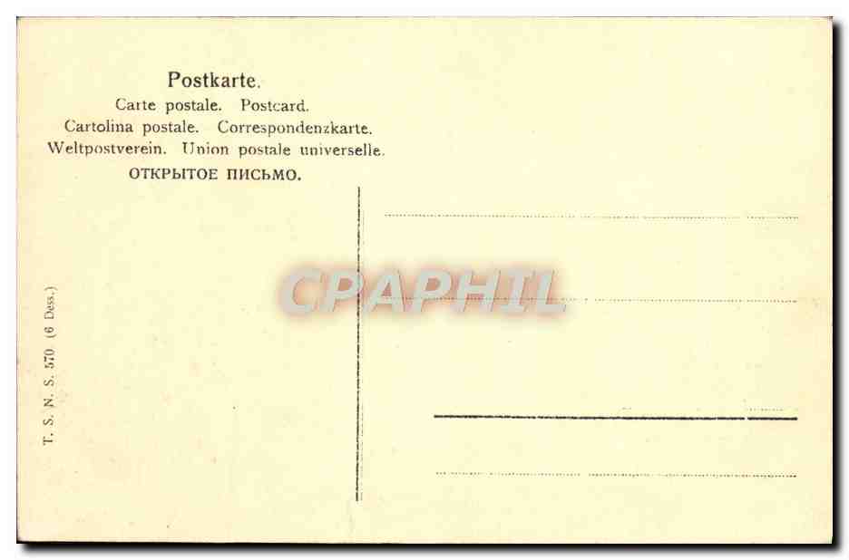 CPA Arbres Paysage — Verso