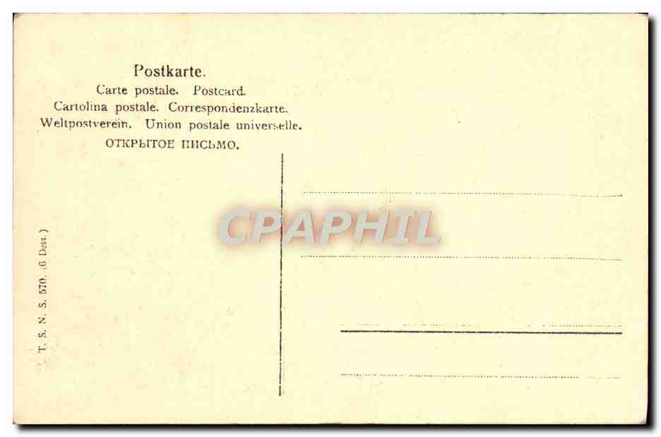 CPA Arbres Paysage — Verso