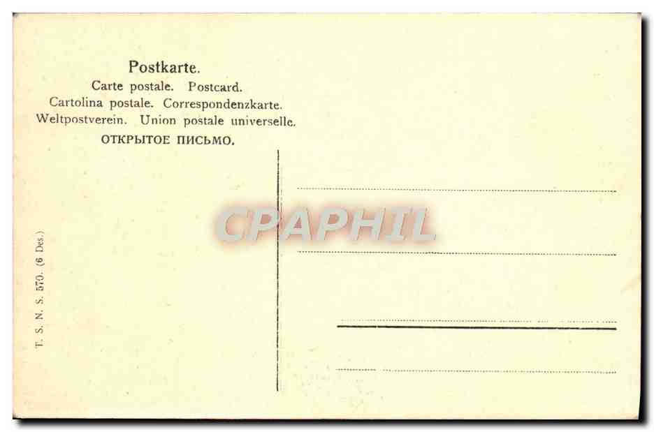 CPA Paysage  — Verso