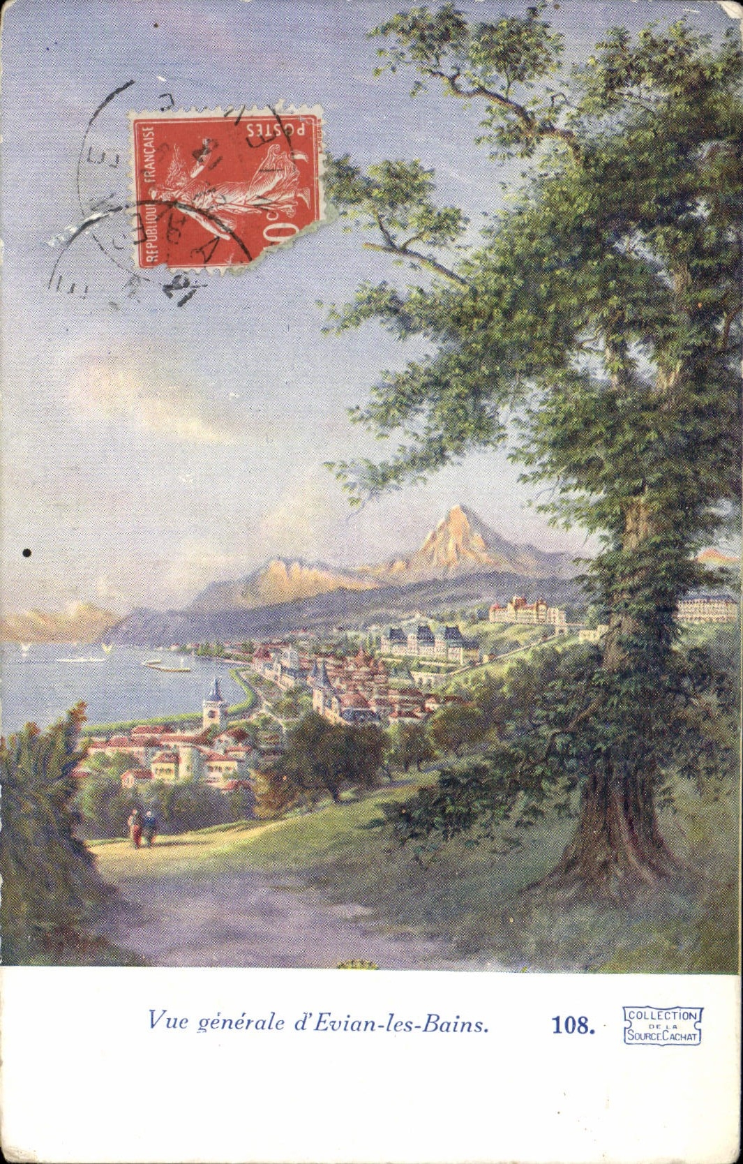 CPA Evian Les Bains Vue Generale