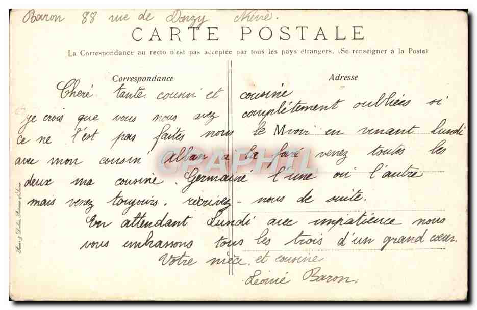CPA Evian Les Bains Vue Generale — Rückseite