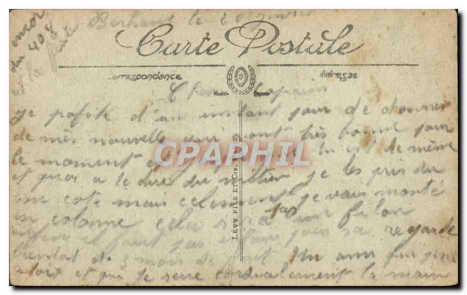CPA Scenes Et Types Type Arabe — Rückseite