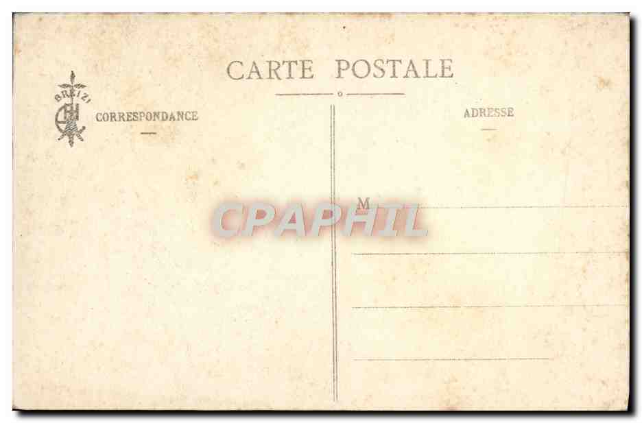 CPA Clochers De Bretagne St Thegonnec — Rückseite