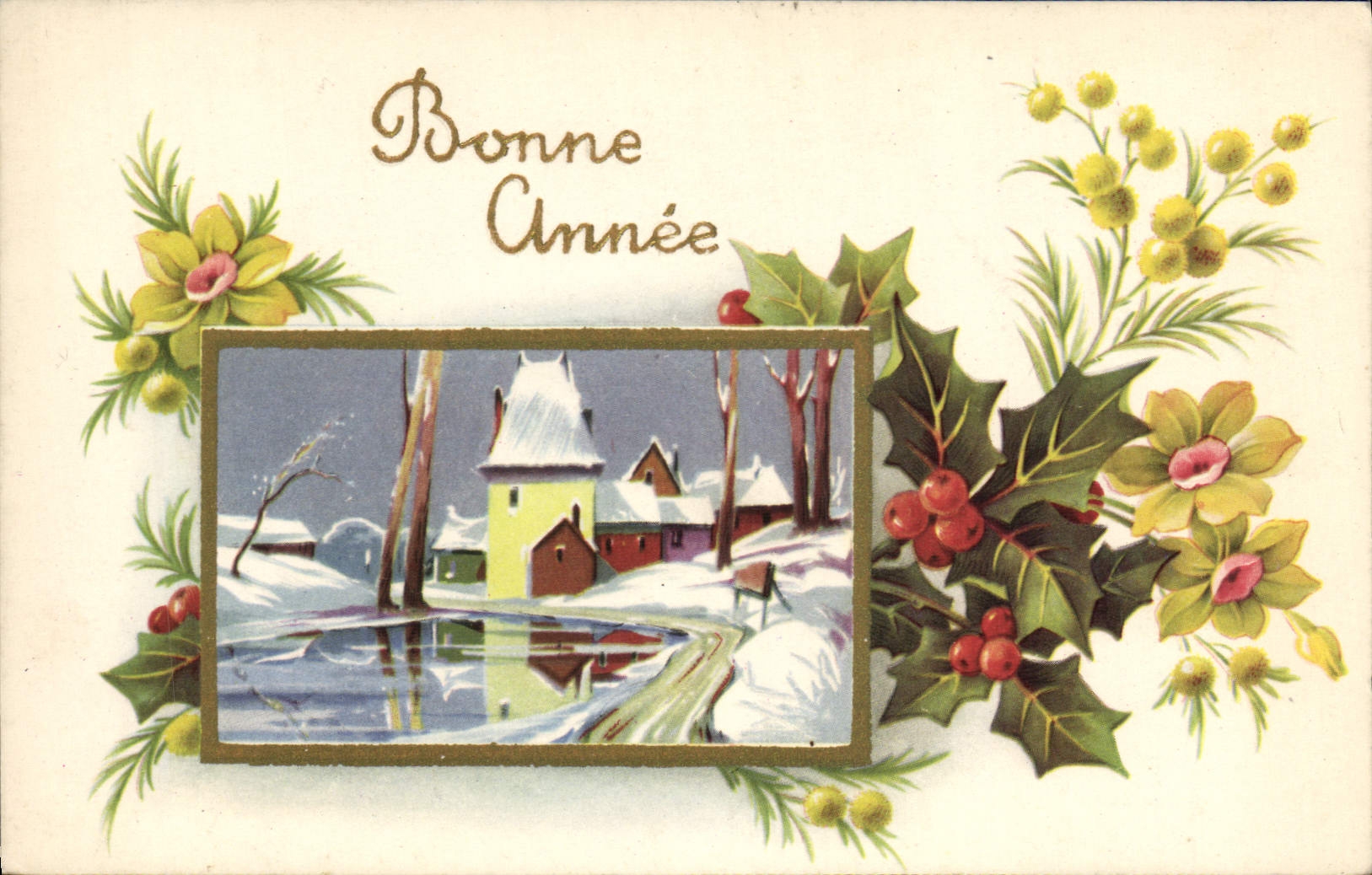 CPA Bonne Annee