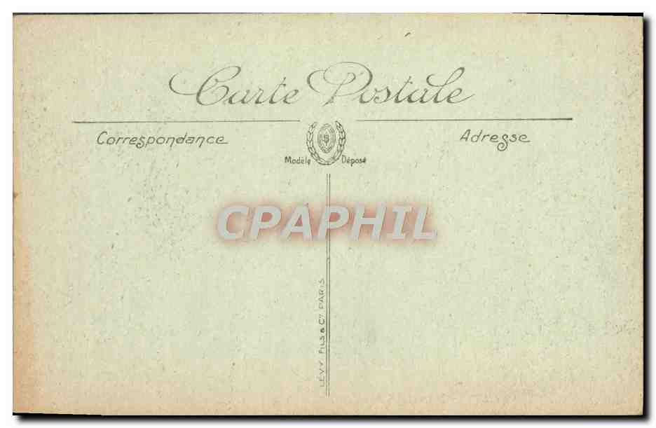 Boulogne-sur-Mer — Le Château et la Cathédrale — L.L. n°207 — Verso