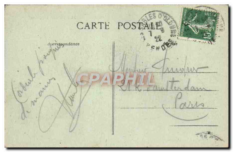 CPA Les Sables D'Olonne Les Jetees — Rückseite