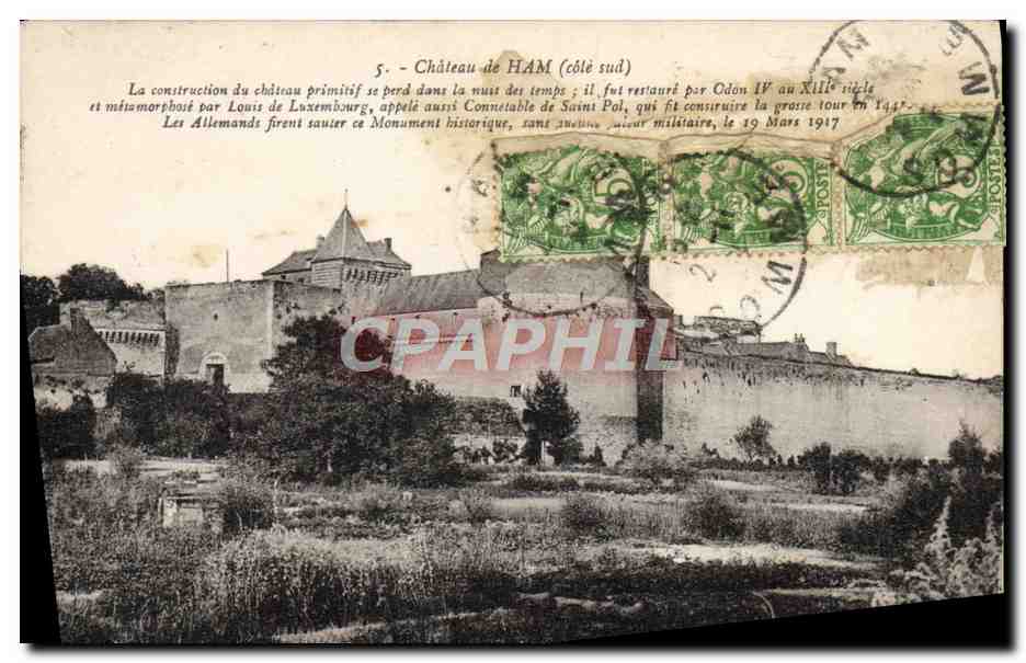 CPA Chateau De Ham