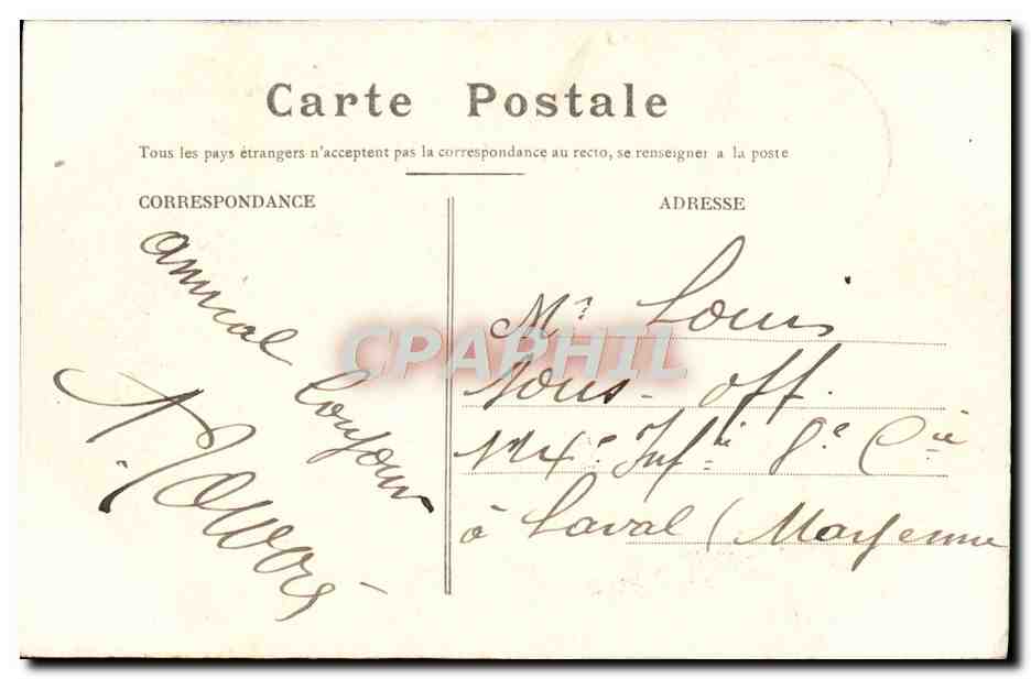 CPA Paris Parc Montsourls Un Coin Du Lac — Rückseite