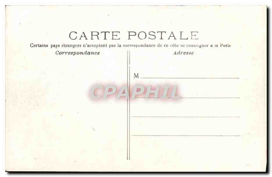 CPA Paris Gare Saint Lazare Cour De Rome — Rückseite