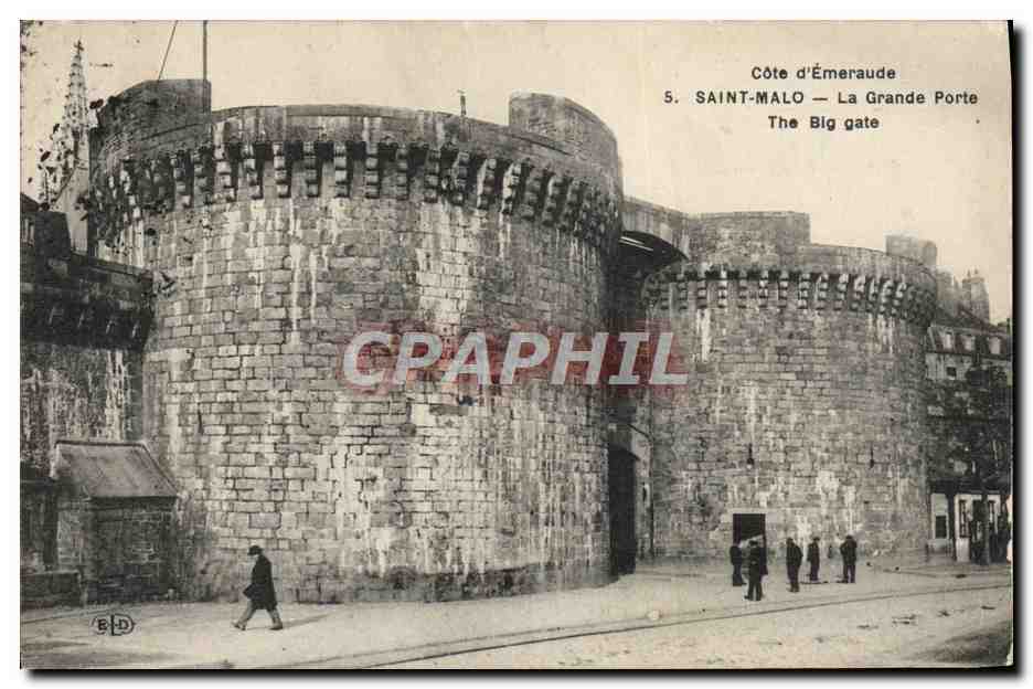 Saint-Malo — La Grande Porte — Éditeur B.D. n°5