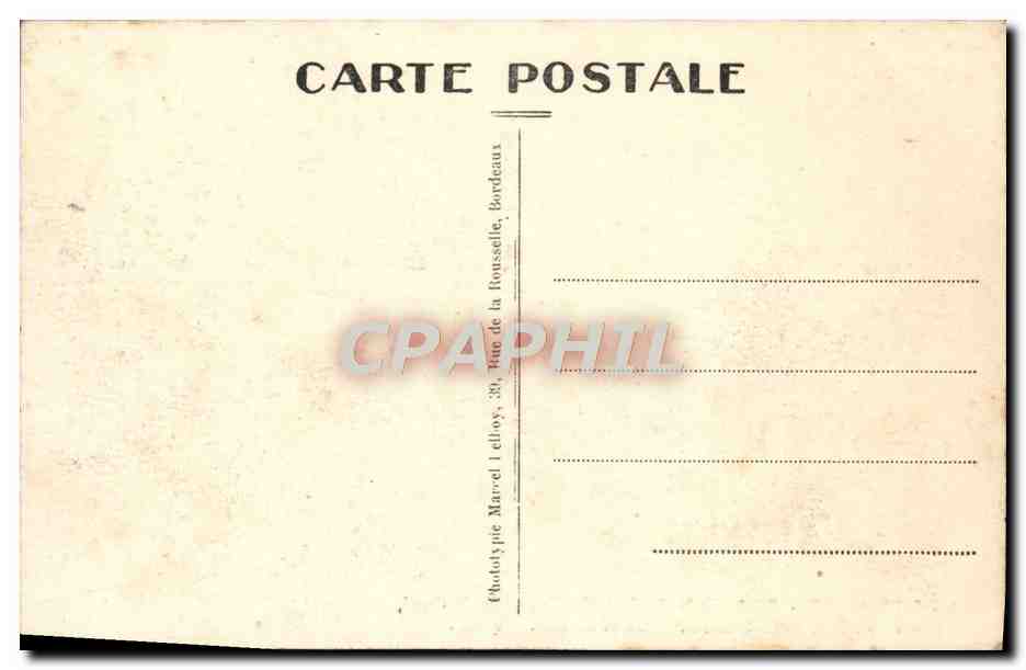 CPA Bordeaux Fleche De La Cathedrale Tour Pey Berland Cours Pasteur Faculte des Sciences et Lettres — Verso