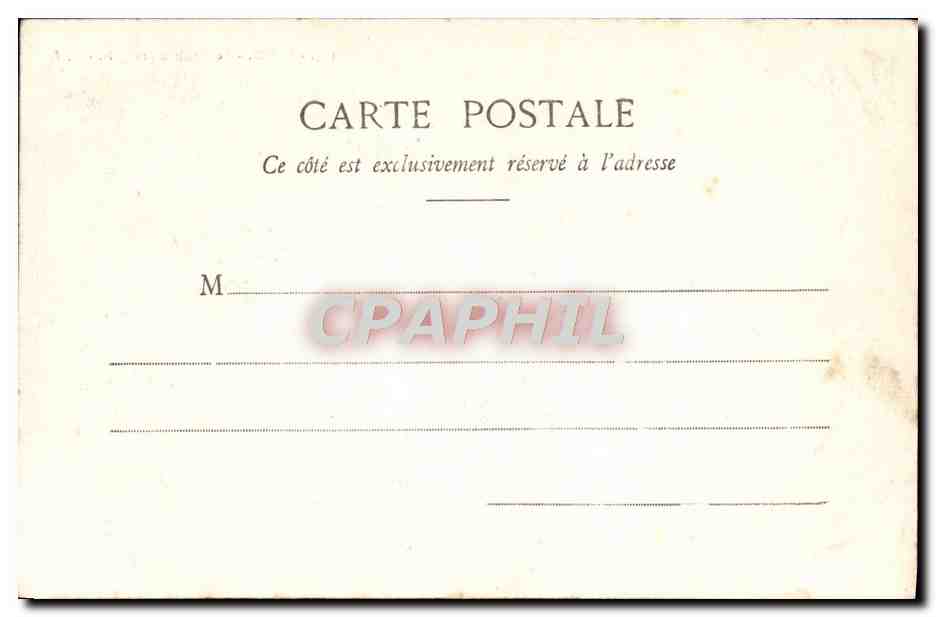 CPA Paris Le Theatre Francais — Rückseite