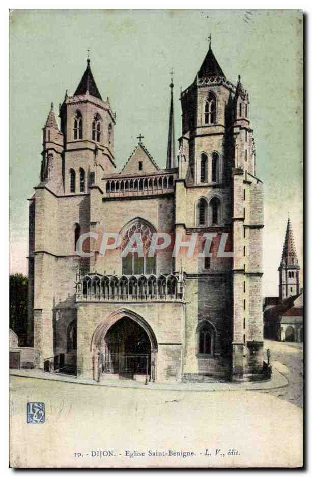 CPA Dijon Eglise Saint Benigne