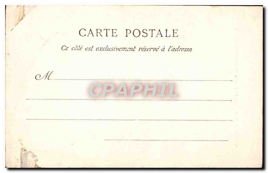 CPA Toulouse Portail De I'Eglise De I'Adalbade — Verso