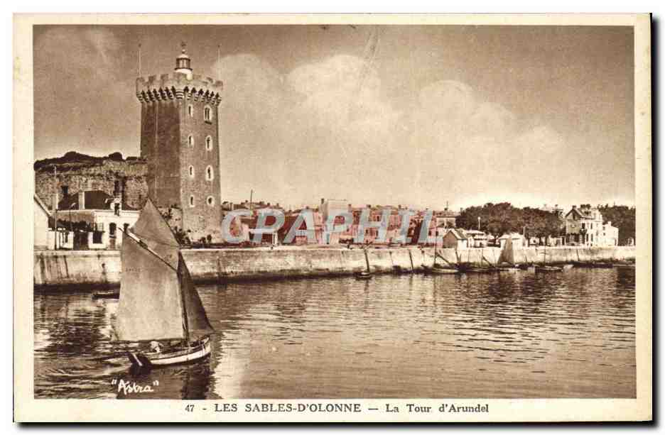 Les Sables-d'Olonne — La Tour d'Arundel — éditeur Marsault, Les Sables-d'Olonne