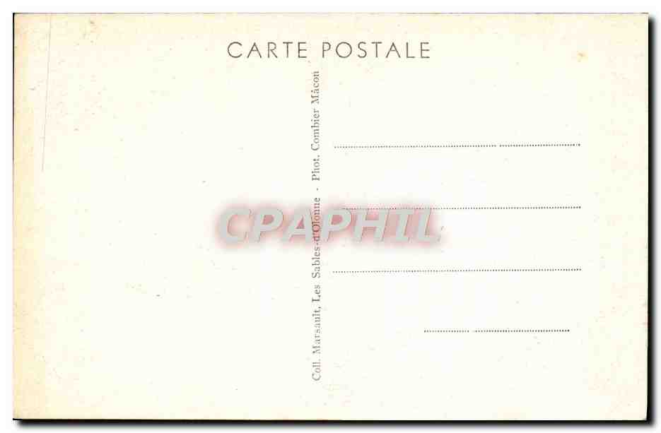 Les Sables-d'Olonne — La Tour d'Arundel — éditeur Marsault, Les Sables-d'Olonne — Rückseite