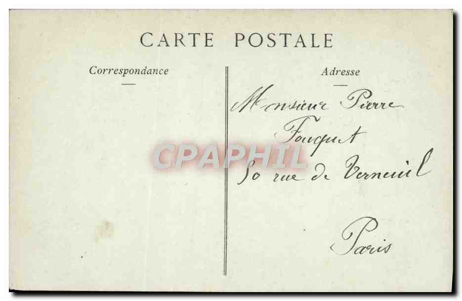 CPA Le Havre La Jetee Par Gros Temps Phare — Rückseite