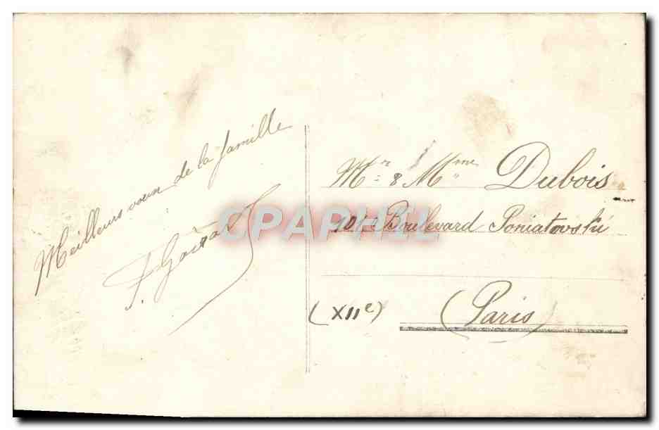 CPA Fantaisie Enfant Trefle — Rückseite