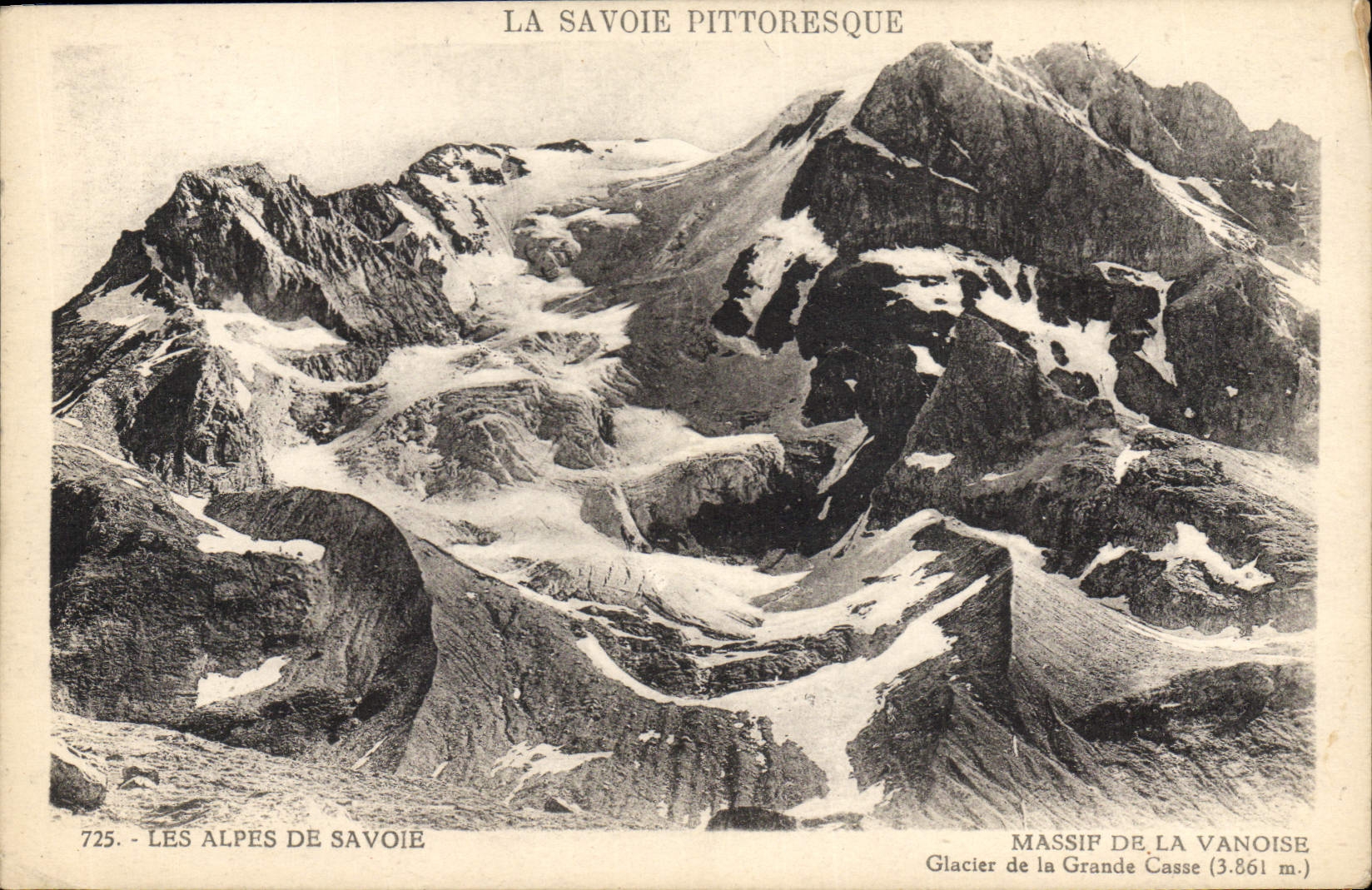 CPA Les Alpes De Savoie Massif De La Vanoise Glacier de la Grande Casse