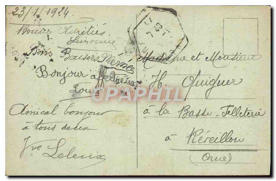 CPA Amiens Vue Generale Prise Du Beffroi — Rückseite