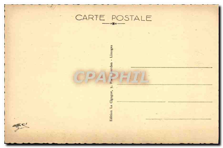 CPA Souillac Les Coupoles De I'Eglise Et La Tour De I'Horloge — Rückseite