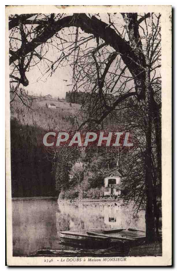 CPA Le Doubs A Maison Monsieur