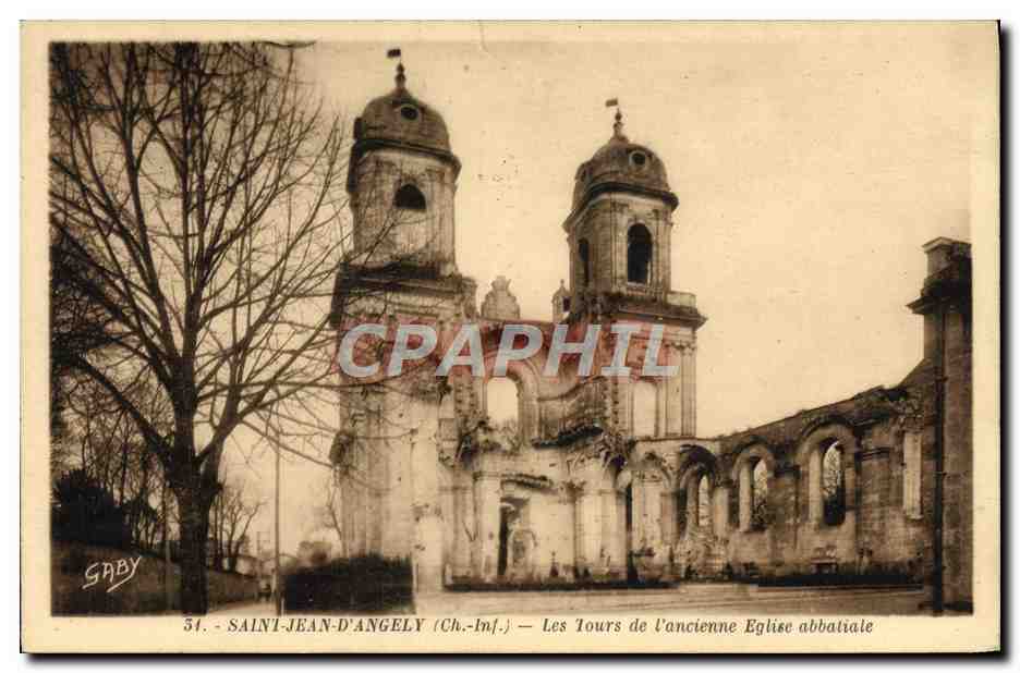 Saint-Jean-d'Angély (Ch.-Inf.) — Les Tours de l'ancienne Église abbatiale — Gaby, n°54