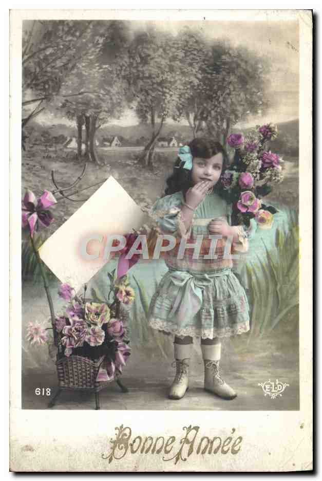 CPA Bonne Annee Enfant