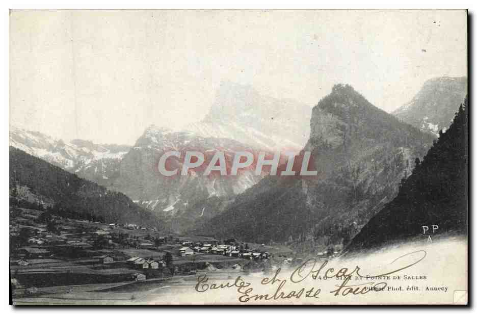 CPA Sixt Et Pointe De Salles