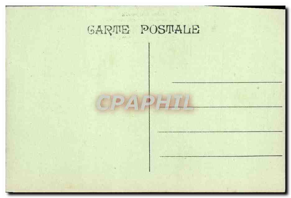 CPA Marseille Sardine  — Verso