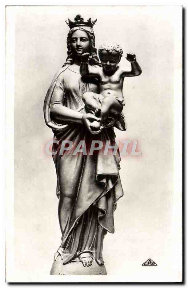 CPM Marseille Statue De ND de la Garde