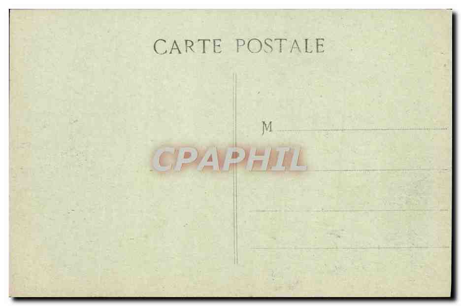 CPA Marseille Sardine  — Verso