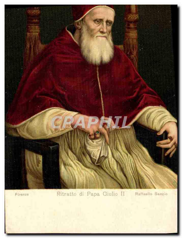 CPA Ritratto Di Papa Giulio II Raffaello Sanzio