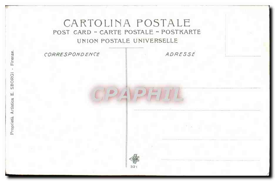CPA Ritratto Di Papa Giulio II Raffaello Sanzio — Rückseite