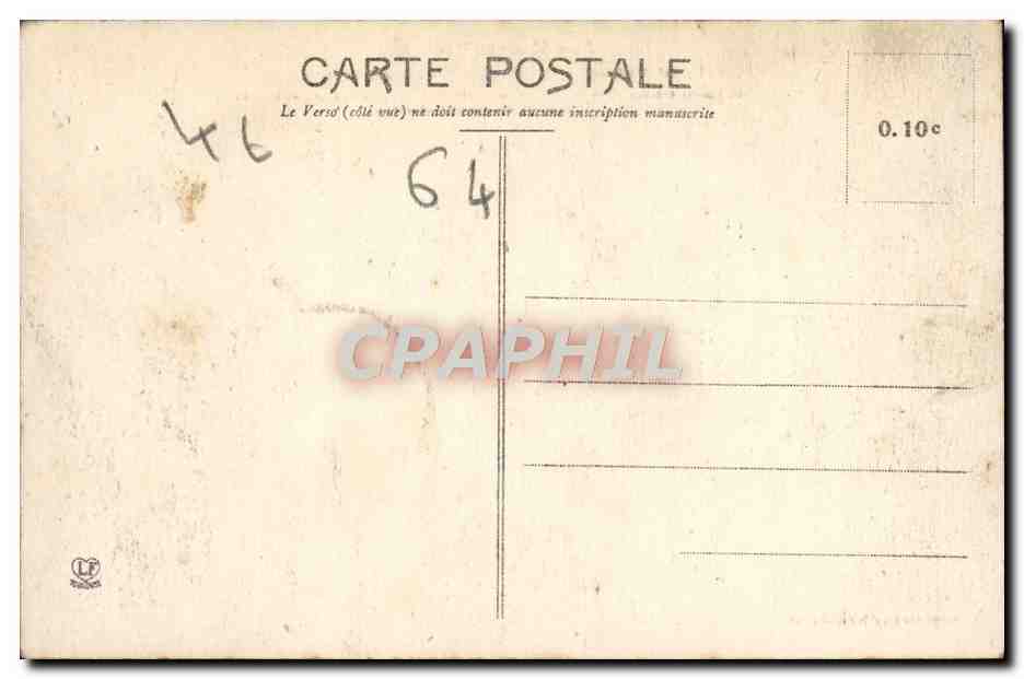 CPA Gavarnie Le Chaos Et Les Sommets du cirque — Verso