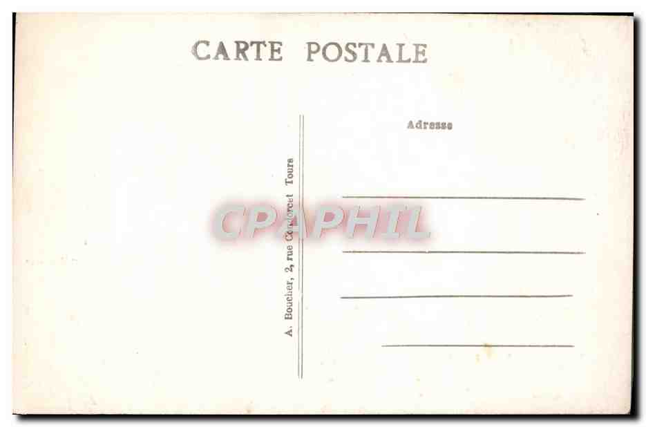 CPA Tours La Cathedrale  — Rückseite