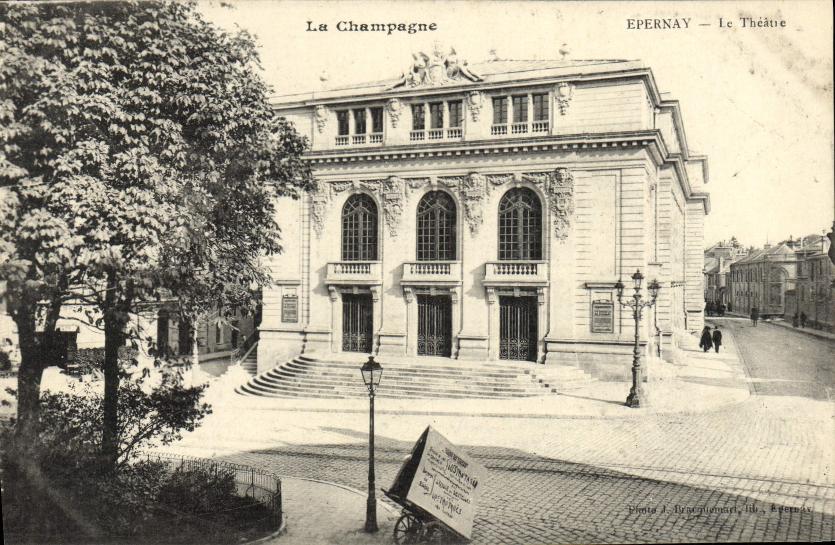 CPA Epernay Le Theatre La Champagne