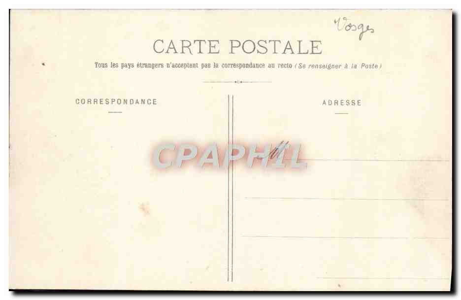 CPA Epinal Au Pont De Fer De La Loge Blanche — Rückseite