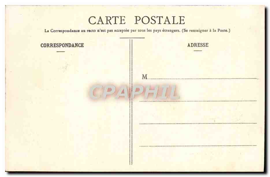 CPA Le Hautes Vosges Sous La Neige — Rückseite