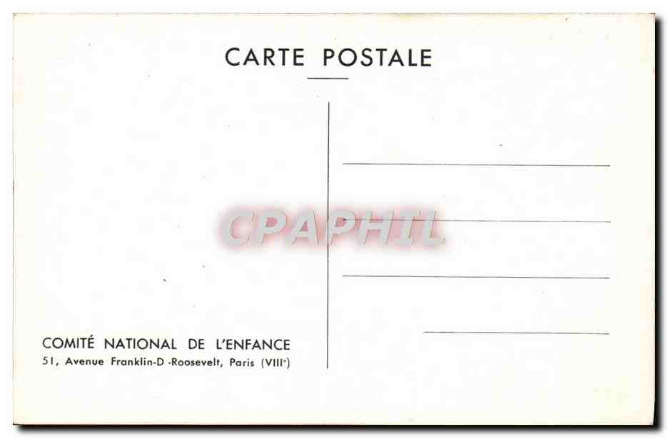 CPA Mary Cassatt Mere Allaitant Son Enfant Collection de Madame d'Alayer de Costemore d'Arc — Verso