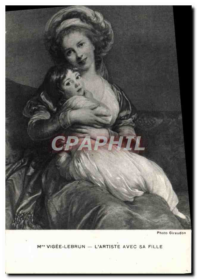 Mme Vigée-Lebrun — L'artiste avec sa fille — Photo Giraudon