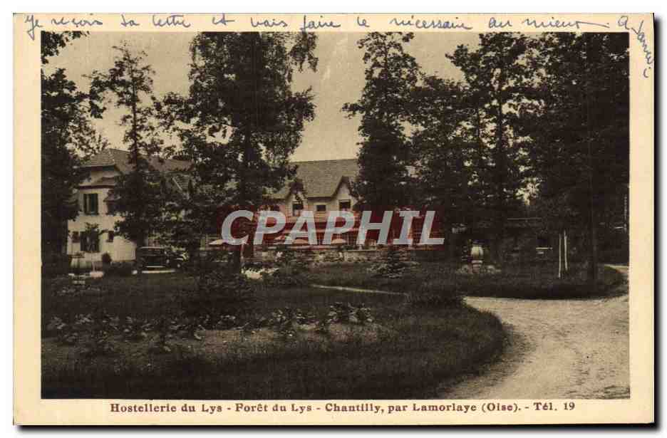 CPA Chantilly Par Lamorlaye Hostellerie du Lys Foret du Lys